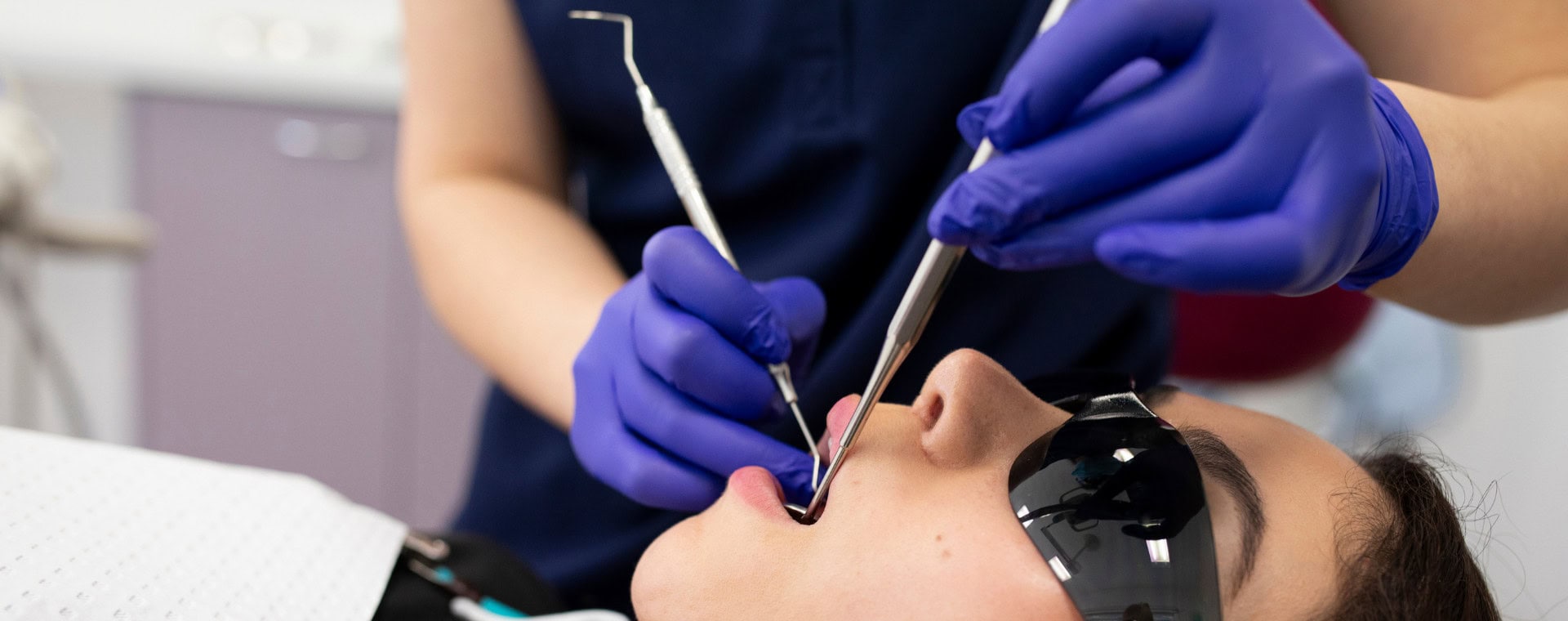 Check-up and clean at Richmond Road Dental