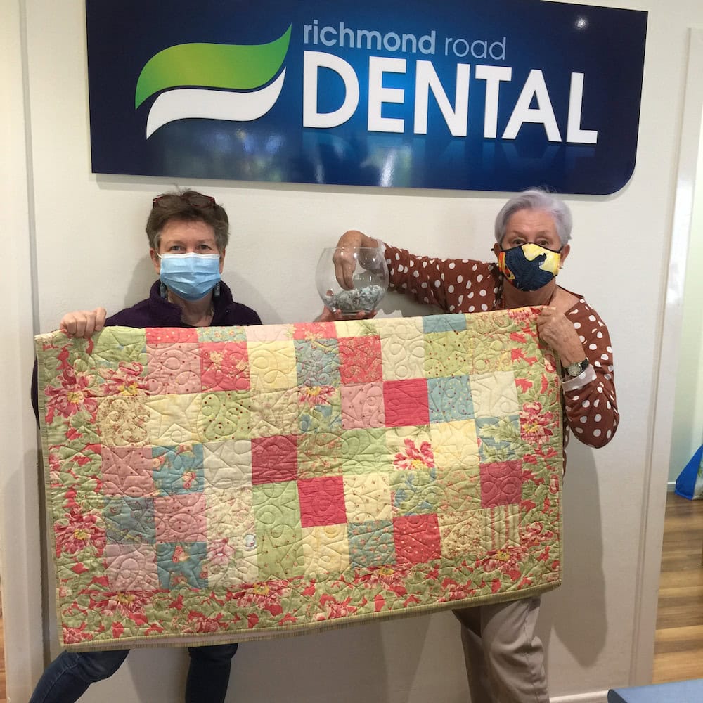 Fundraising quilts - 6 - Drawing the raffle