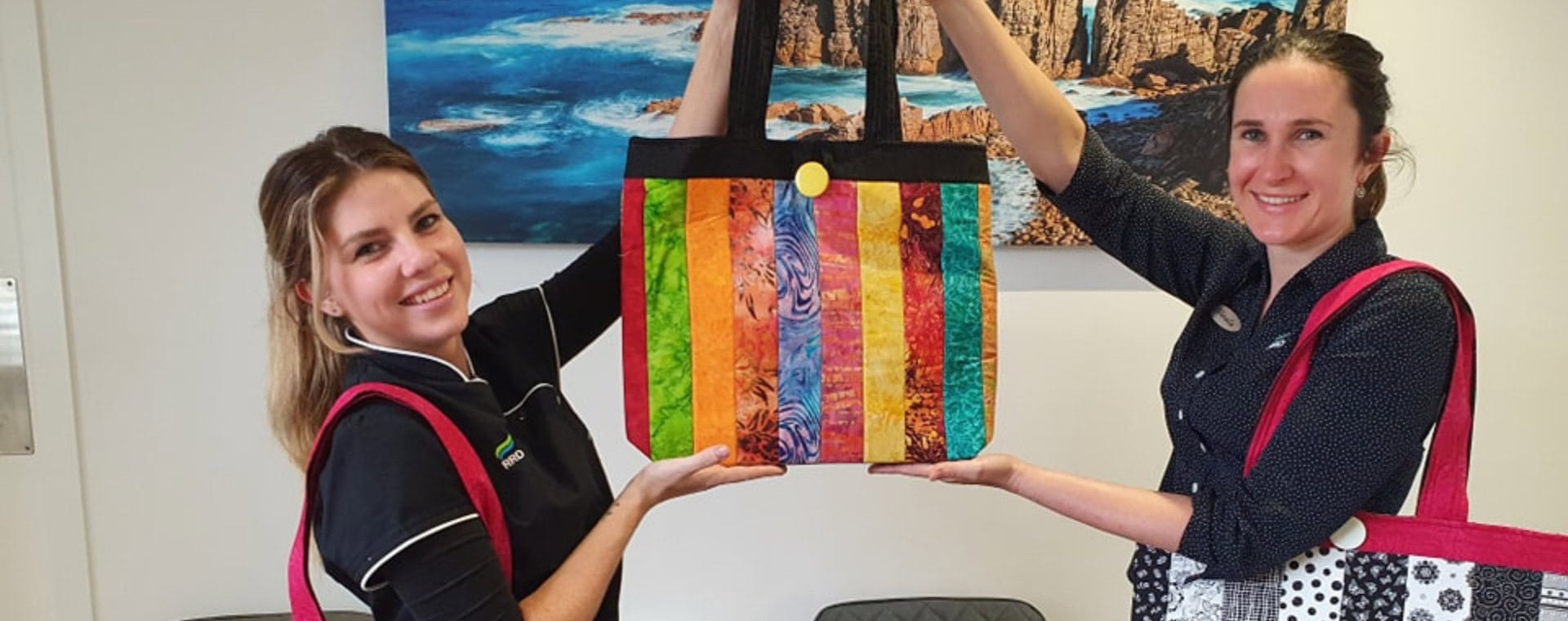 Fundraising quilts at Richmond Road Dental