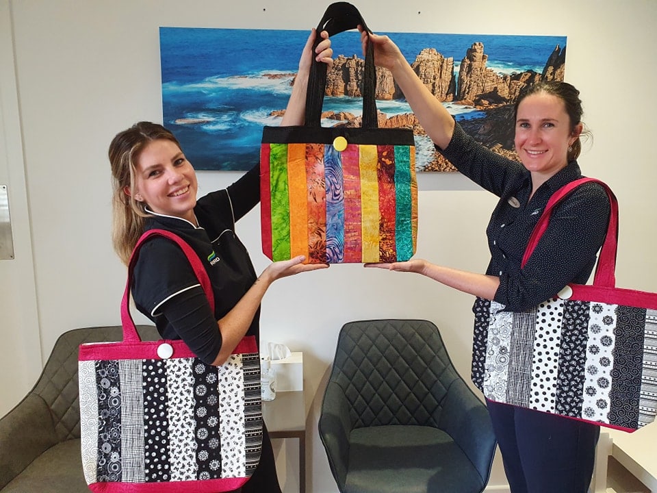 Raffle tote bags - 2022 fundraising by Richmond Road Dental