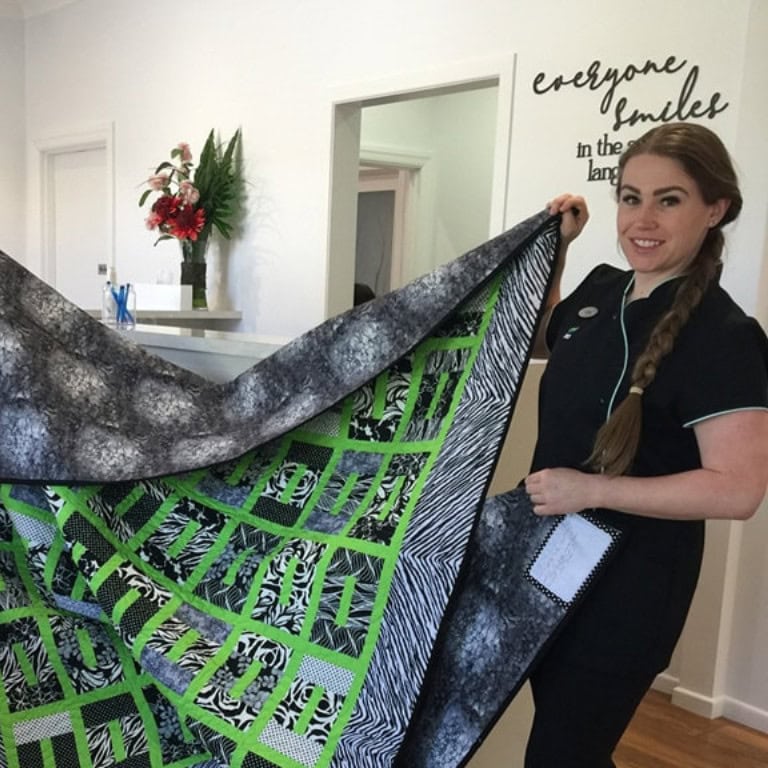 2023 quilt fundraiser at Richmond Road Dental